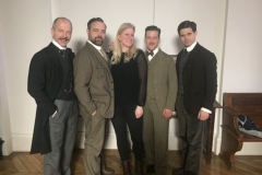 With cast of Vienna Blood